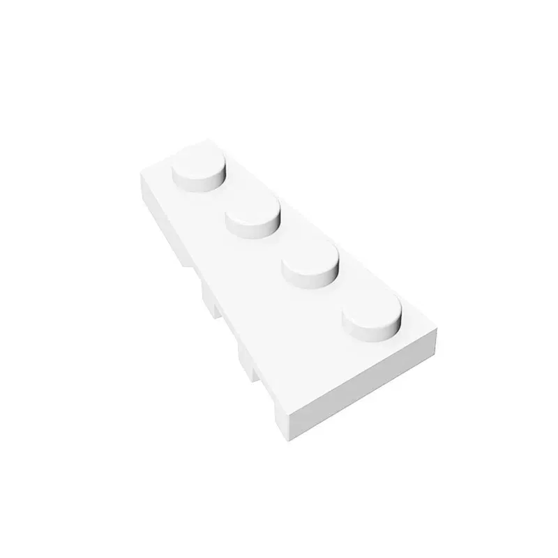 Color: Pink - BZB MOC 41770 2x4 Wedge Board (Left) High-tech Creative Technical Building Block Model Kids DIY Toy Brick Parts Best Gifts