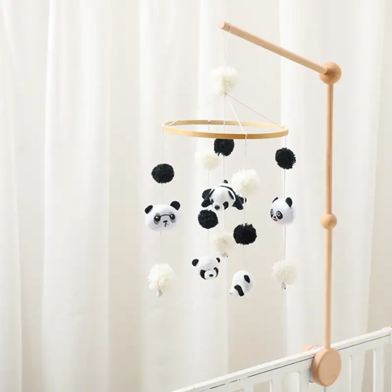 Premium Beech Wood Baby Mobile - Reinforced & Smooth for Safe Sleeping, Angle Adjustable Arm, Perfect Festive Gift for Halloween, Christmas, Thanksgiving