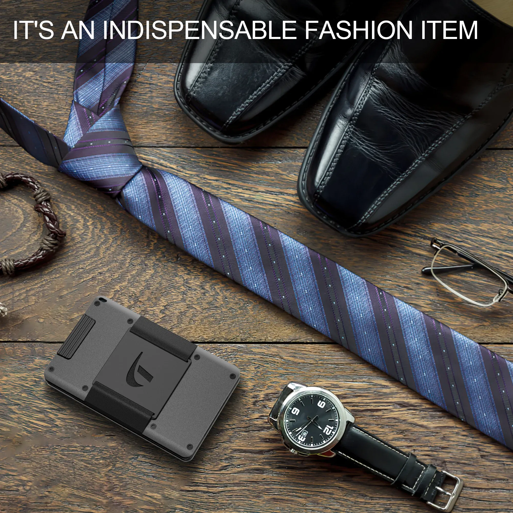 Color: black, Ships From: CHINA - Minimalist Wallet For Men - Aluminum Slim Stretchable Belt Draw-Out Metal Wallet  , Holds up 15 Cards with Cash Strap,Card holde
