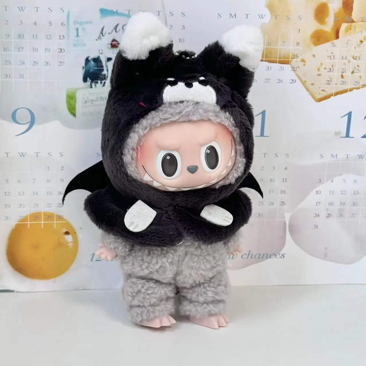 Color: Clear, Size: S - 10cm doll clothes animal doll clothes  small animal cloak line puppy cotton doll with cute clothing kpop hat cloak