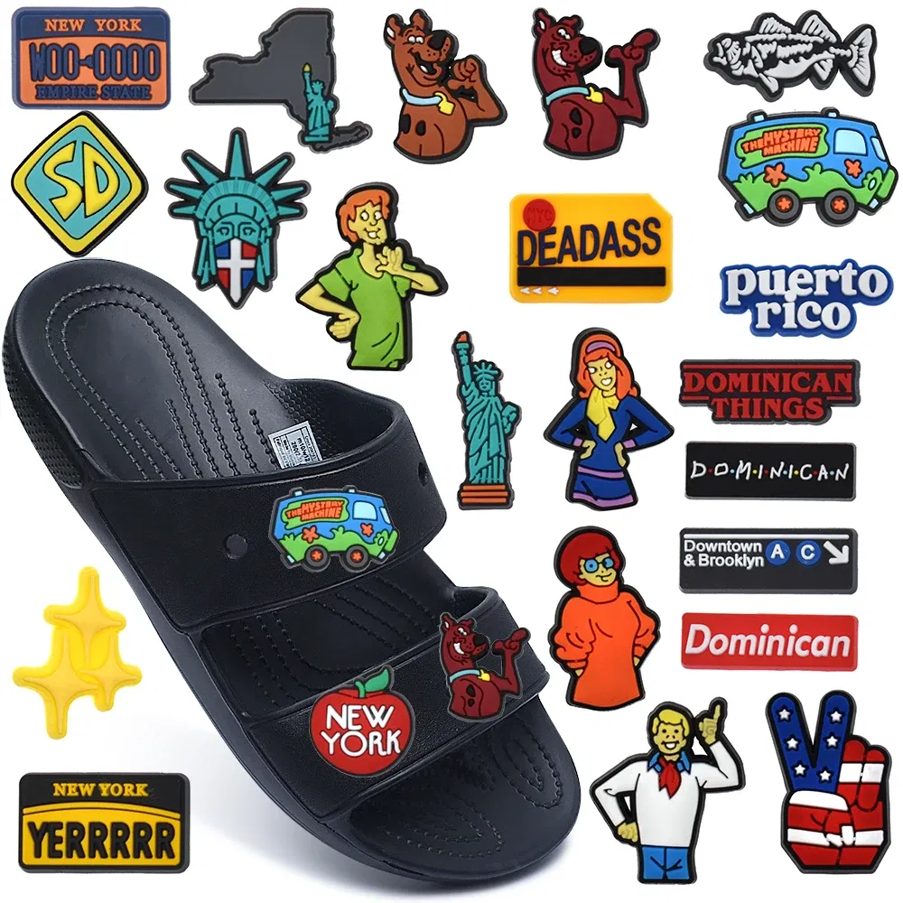 Color: Silver, Ships From: CHINA - Cute Word Shoe Charms Anti  Club  Rockin Croccin Heart Hella Hyphy Golden State Peace Sad Black  Buckle Accessories