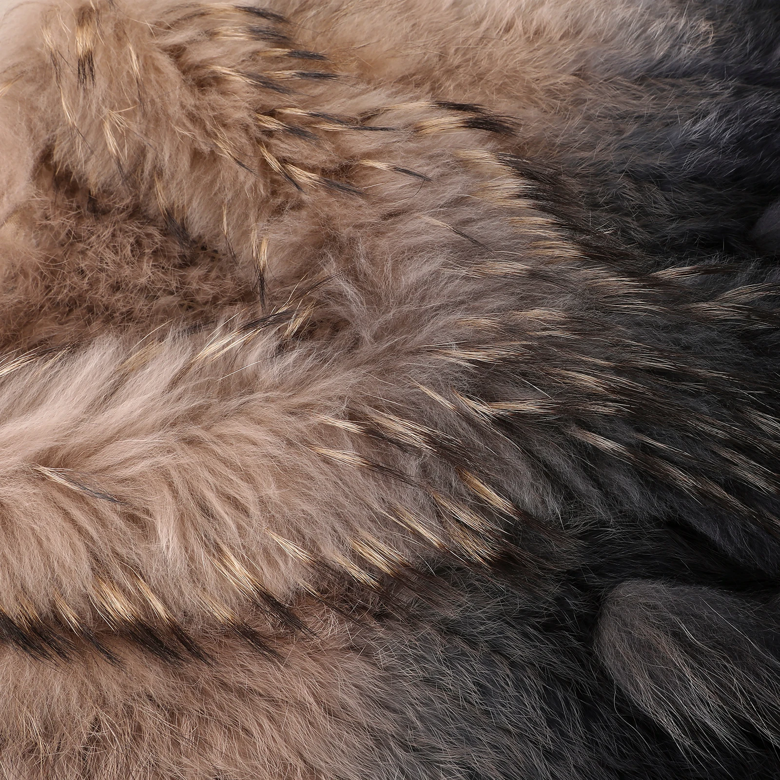 Color: army green, Size: S - Luxury Women's Genuine Premium Long Hair Rabbit Fur Knit Vest Raccoon Fur Trim Gilet Lady Sleeveless Waistcoat Real Fur Jacket