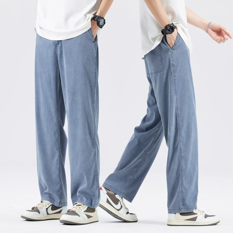 Men's Wide-Leg Denim Jeans