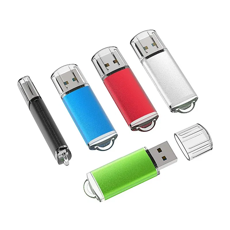 Color: Silver, Capacity: 256GB - High-speed USB Flash Drive 8gb 16gb 32gb Pen Drive 64gb 128gb U Disk USB 2.0 Pendrive Disk 256gb 2.0 Memoria Usb