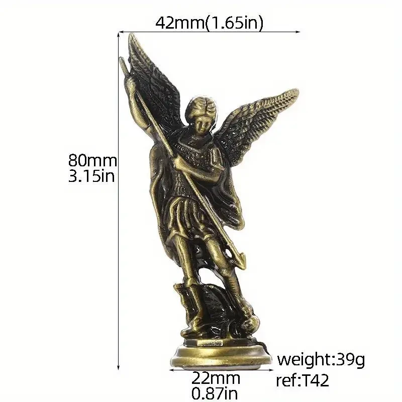 1pc, Christian Saint Michael Figurine