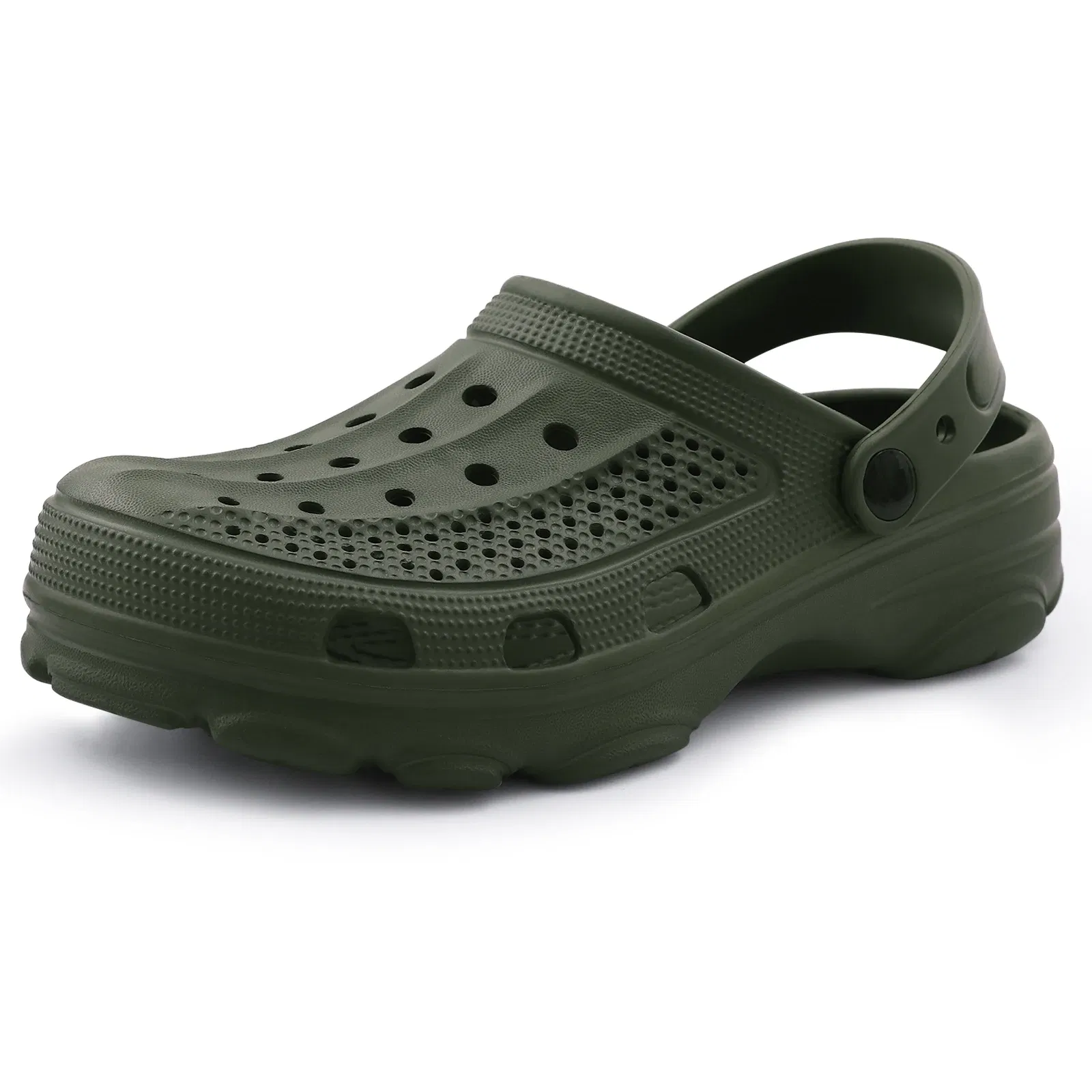 Color: Blue, Shoe Size: 43 - Smile Pop Casual Men Clogs Slippers Band Summer Slippers Outdoor Non-slip Beach Cozy Men Shoes Soft EVA Home Breathable Slippers
