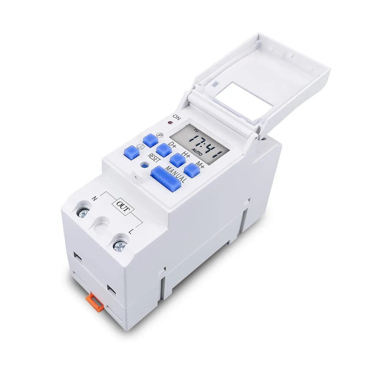 Size: Largest, Current Range: Current Range 1 - New type Din Rail 2 wire Weekly 7 Days Programmable Digital TIME SWITCH Relay Timer Control AC 220V 230V 12V 24V 48V 16A