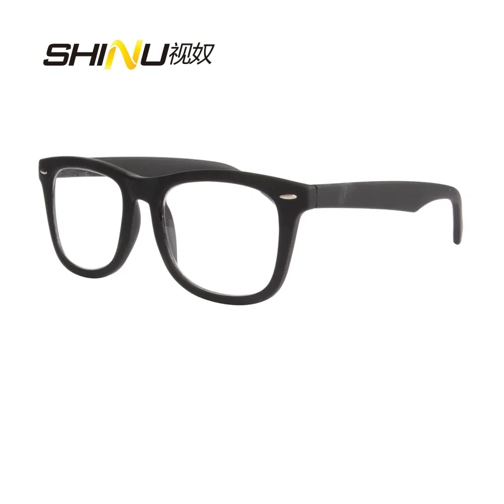 Ships From: CHINA, Eye Prescription: +375, Frame Color: black - SHINU brand Progressive Multifocal Reading glasses can See Far And Near Reading Eyeglasses Bifocal Presbyopia Glasses customized
