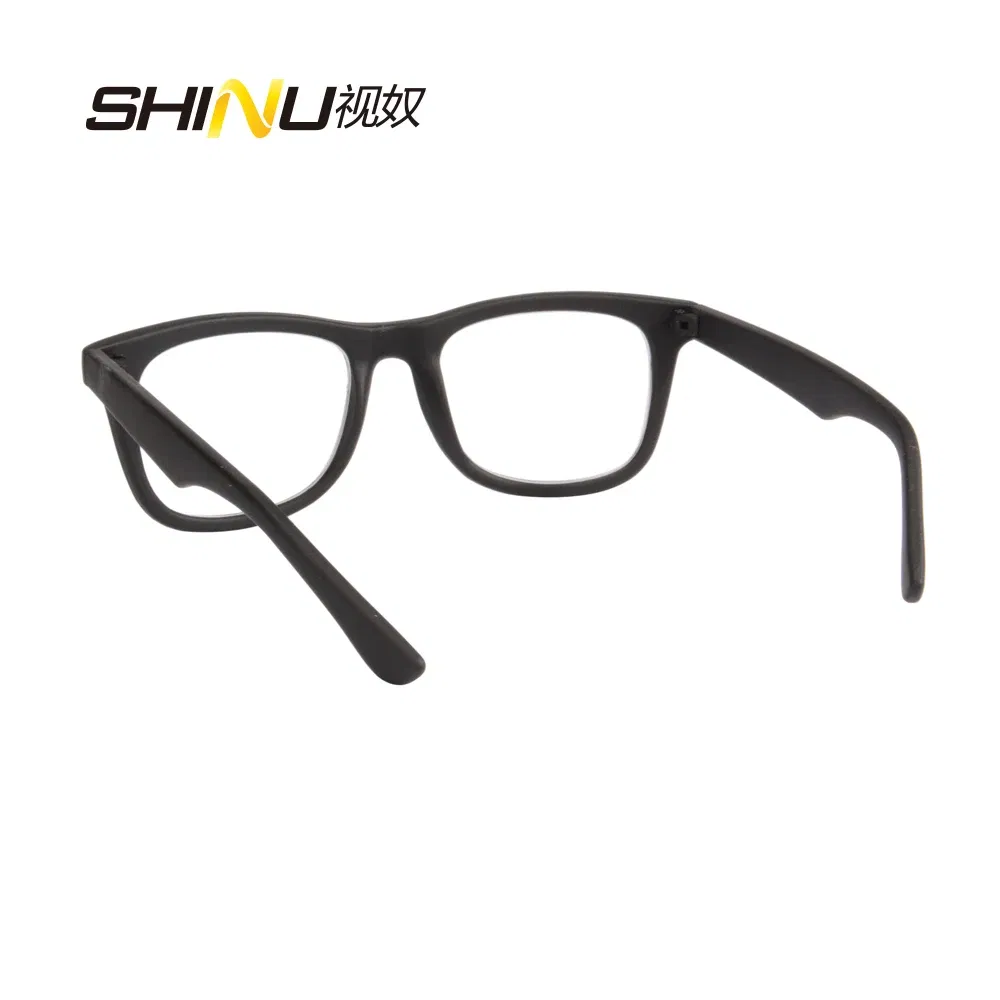 Ships From: CHINA, Eye Prescription: +375, Frame Color: black - SHINU brand Progressive Multifocal Reading glasses can See Far And Near Reading Eyeglasses Bifocal Presbyopia Glasses customized