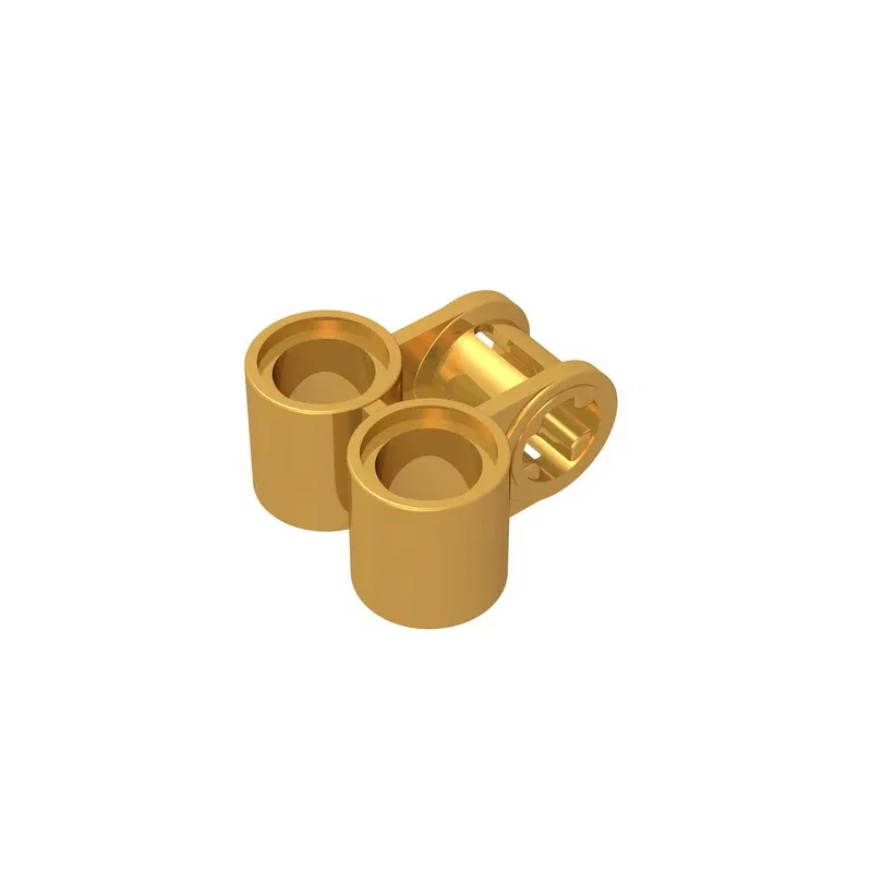 Color: WHITE - Gobricks GDS-927 Technical, Axle and Pin Connector Perpendicular Double compatible with lego 32291 pieces of children's DIY