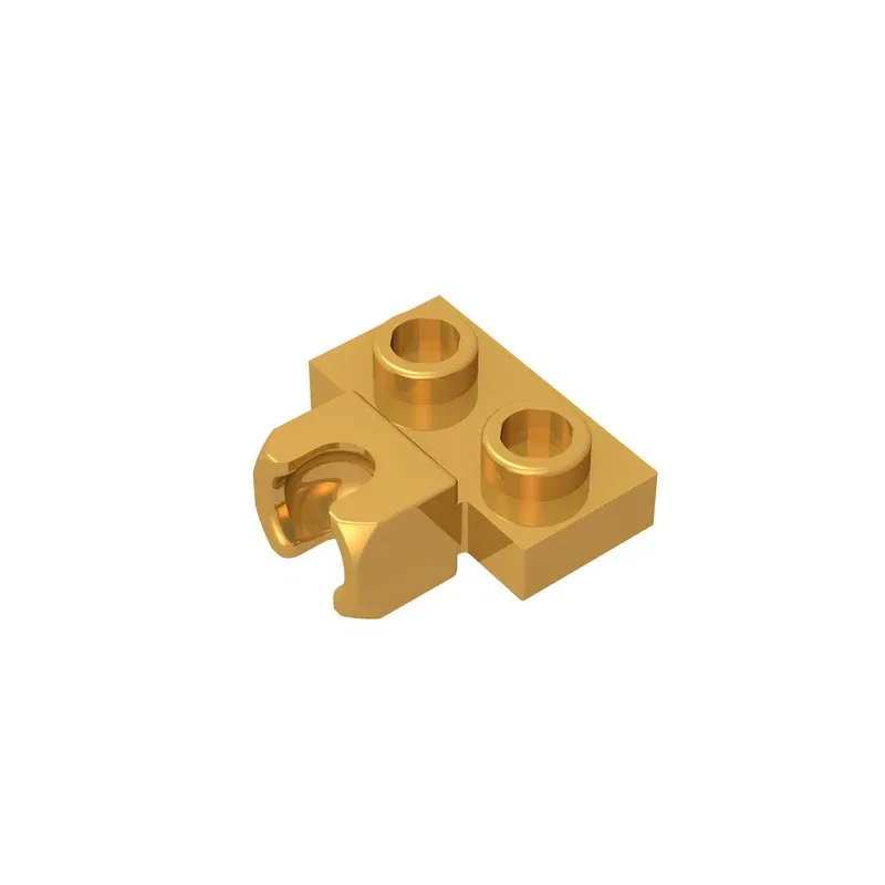 Color: Pink - MOC PARTS GDS-850  Plate, Modified 1 x 2 with Small Tow Ball Socket on Side compatible with lego 14704 pieces of children's toys