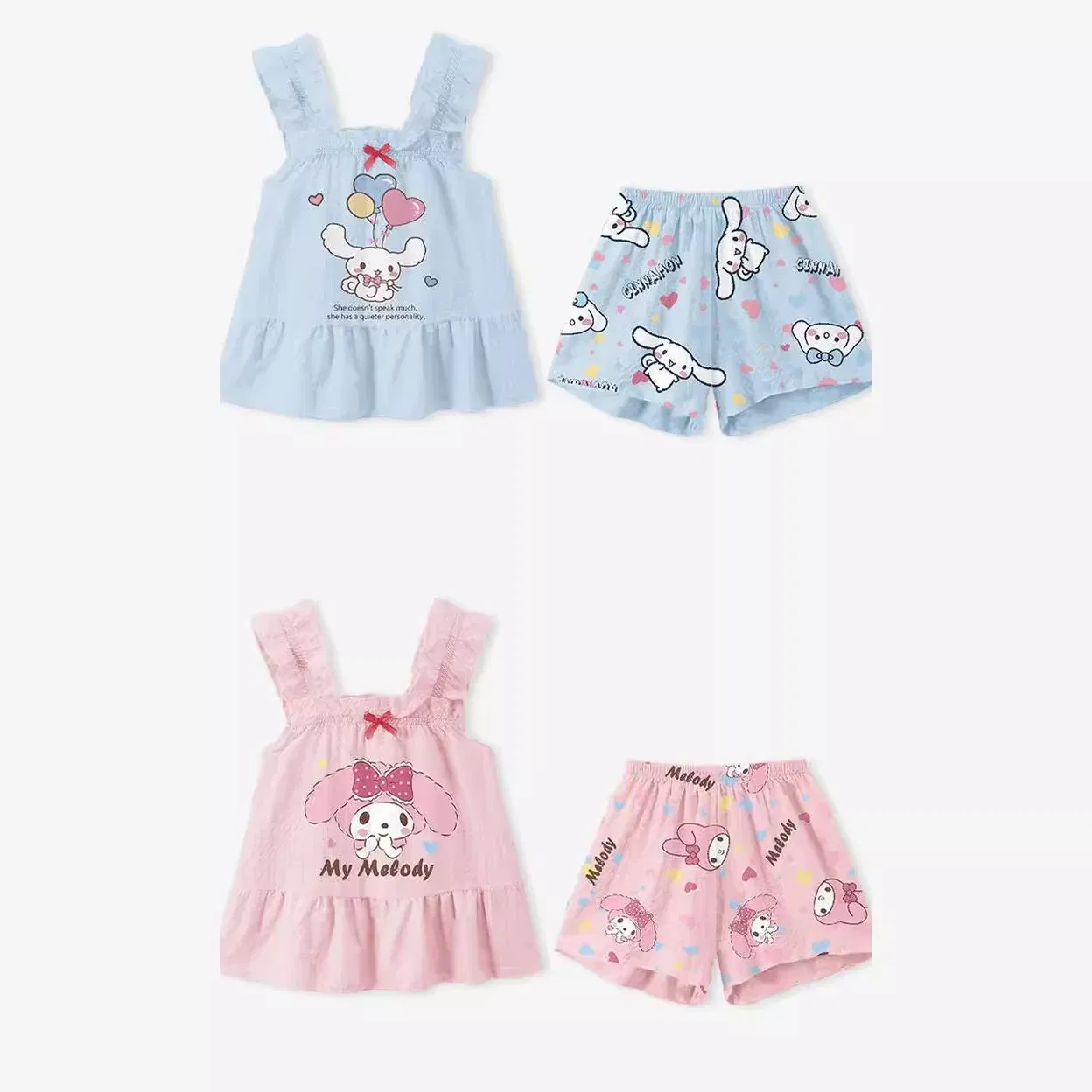 Color: Beige, Kid Size: 4 - New Spring Autumn Children's Clothing Sets Elsa Boy Sleepwear Long sleeved pants Clothes Kids Pajamas Set Baby Girls Pyjamas