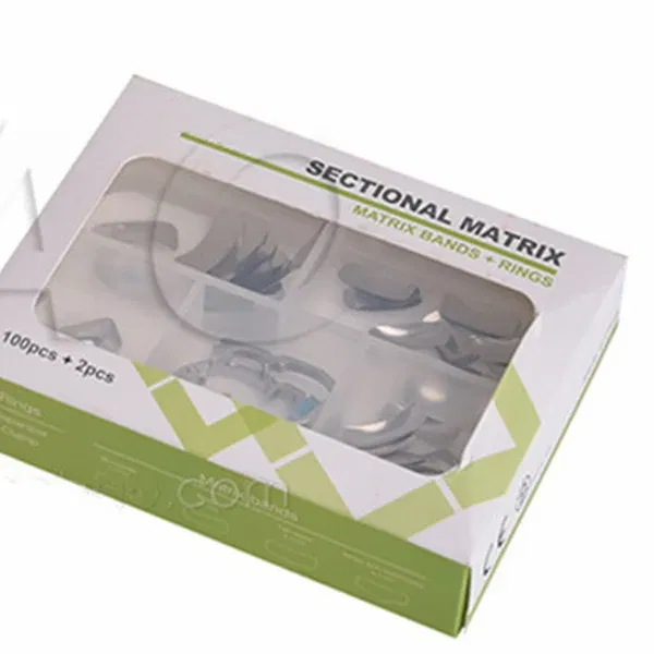 Color: GRAY - Dental Bean Flap Forming Tablet  dental materials Dental Matrix Sectional Cntoured Metal Matrices Full Kit