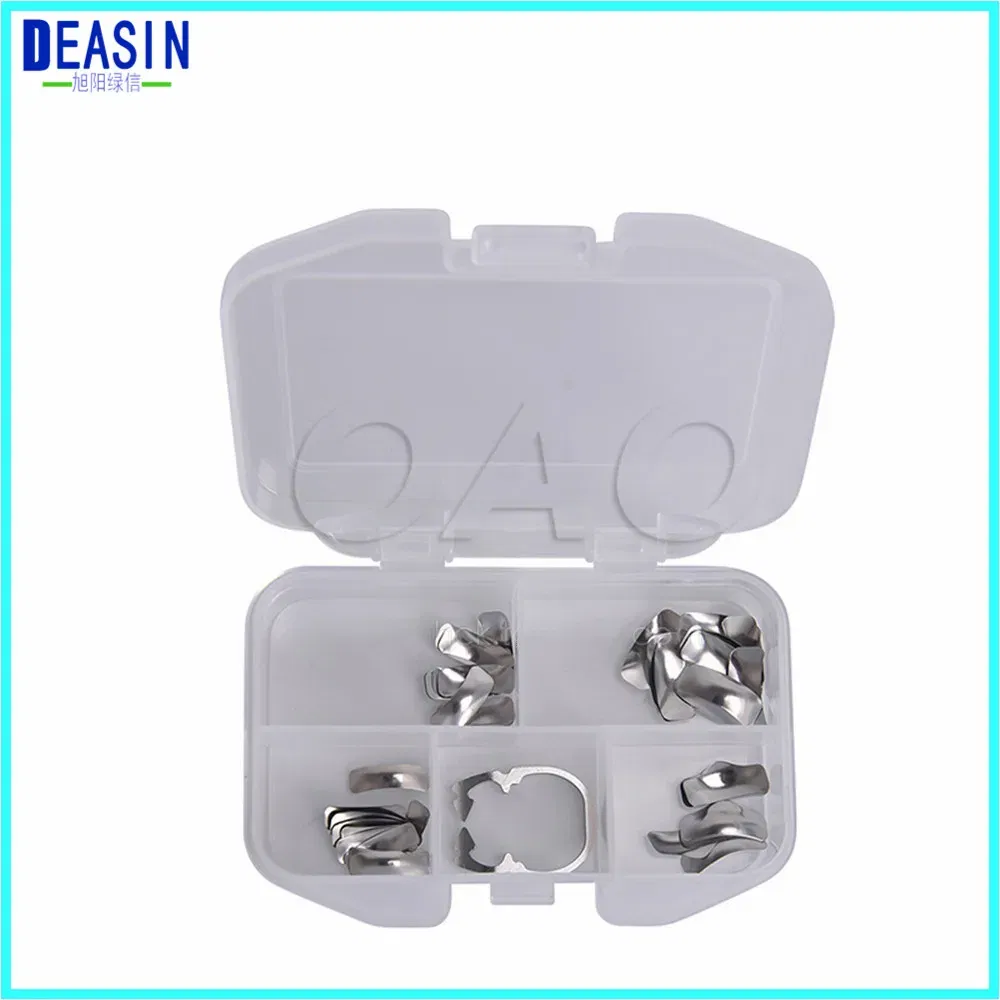 Color: GRAY - Dental Bean Flap Forming Tablet dental materials Dental Matrix Sectional Cntoured Metal Matrices Full Kit