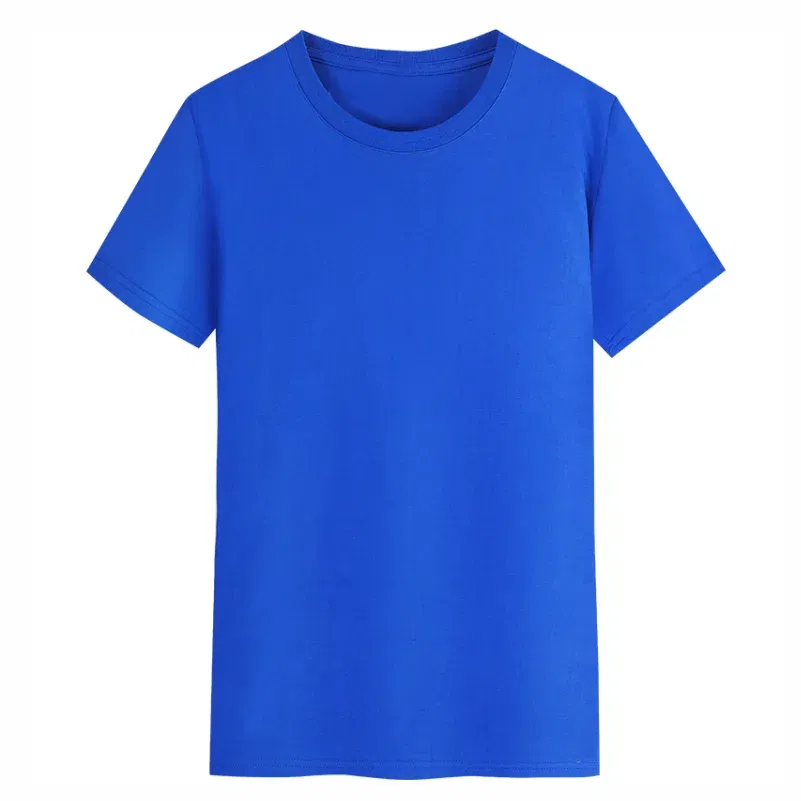 Color: black, Size: XXXL, Ships From: CHINA - YOTEE Round Neck T-shirt Cotton Logo Customized Embroidery Personal Group Fashion T-shirt Logo Customization
