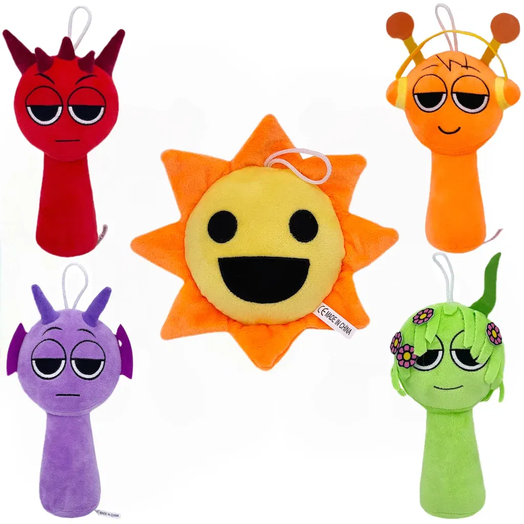 Color: MediumOrchid - Sprunki Plush Toys Sprunki Incredibox Plushie Sprunki Soft Game Cartoon Pillow Kids Birthday Gifts Stuffed Dolls Christmas Gift