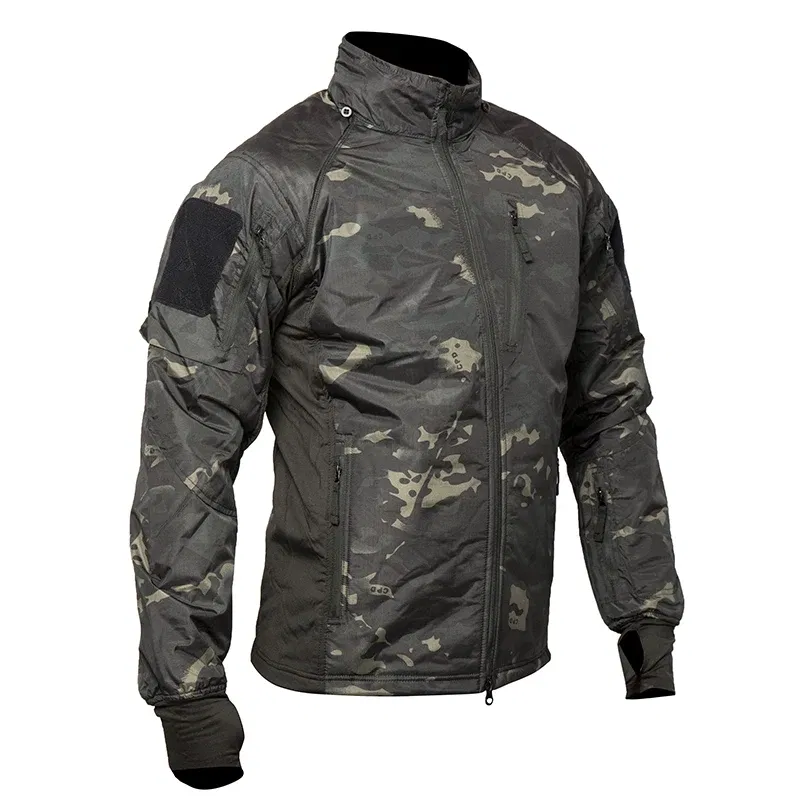 Color: Brown, Size: XL - Mege Men's Tactical Jacket Coat Fleece Parka Outdoor Outwear Lightweight Gear