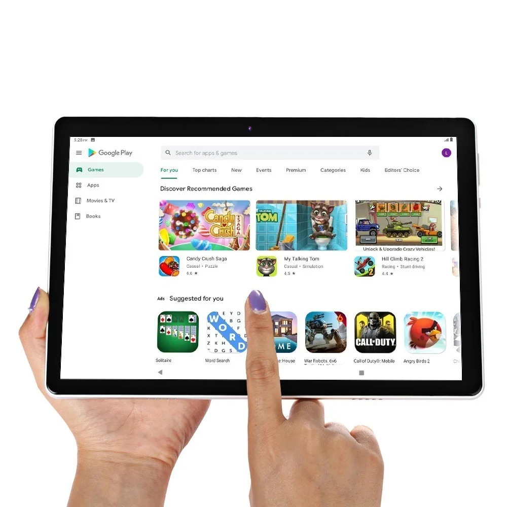 Color: Silver, Bundle: Bundle 2 - New 10.1 Inch Android Tablet Pc Google Play Dual Cameras Octa Core Dual SIM Phone Call Tablets Bluetooth Wifi 4GB RAM 64GB ROM