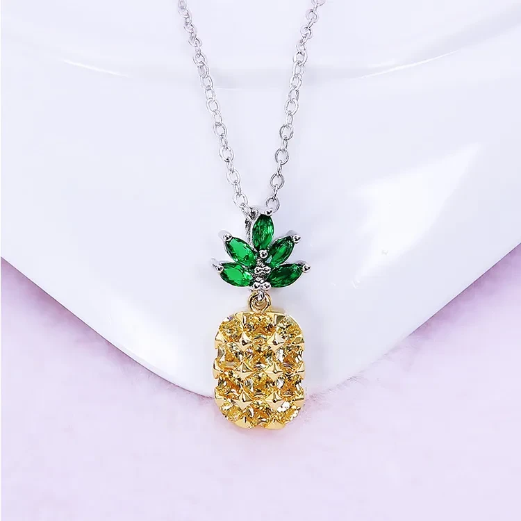 Crystal Pineapple Jewelry