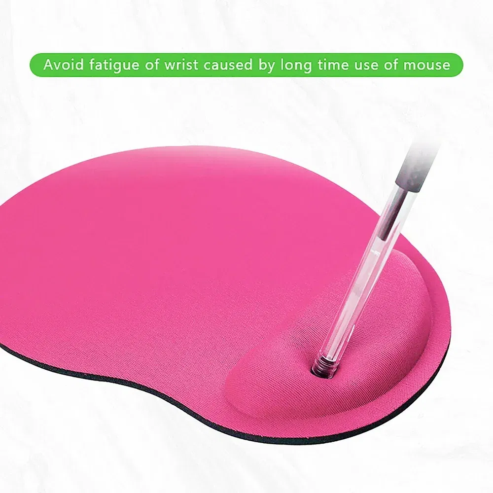 Color: Pink - Mouse Pad Gaming MousePad Premium Mousepad Speed and Control Desk Pad Pink Mouse Mat High-Grade Desk Mat Gold Letter Series