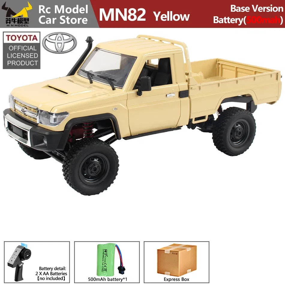 Color: Clear - MN MODEL 1/12 4X4 Remote Control Diving Off-road Car Retro LC79 Truck Climbing All Terrain Vehicle Rock Crawler Toy for Adult