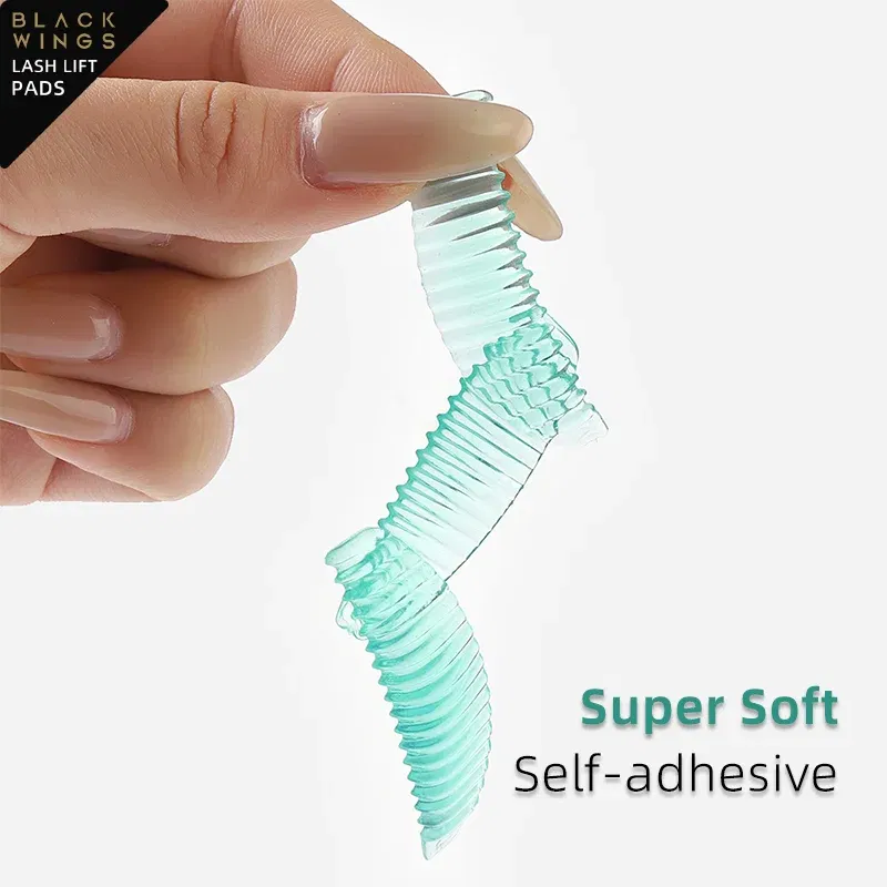 4pirsBlackwings silicone eyelash protector, eyelash stick shield, 3D eyelash curler accessory, keratin eyelash curling silicone