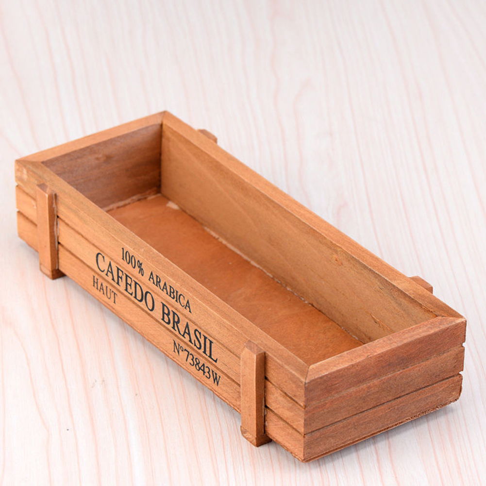 Color: Army Green, Ships From: United States - HOT SALES!!!New Arrival Wood Planter Box Garden Yard Rectangle Flower Succulent Container Plant Pot Wholesale Dropshipping