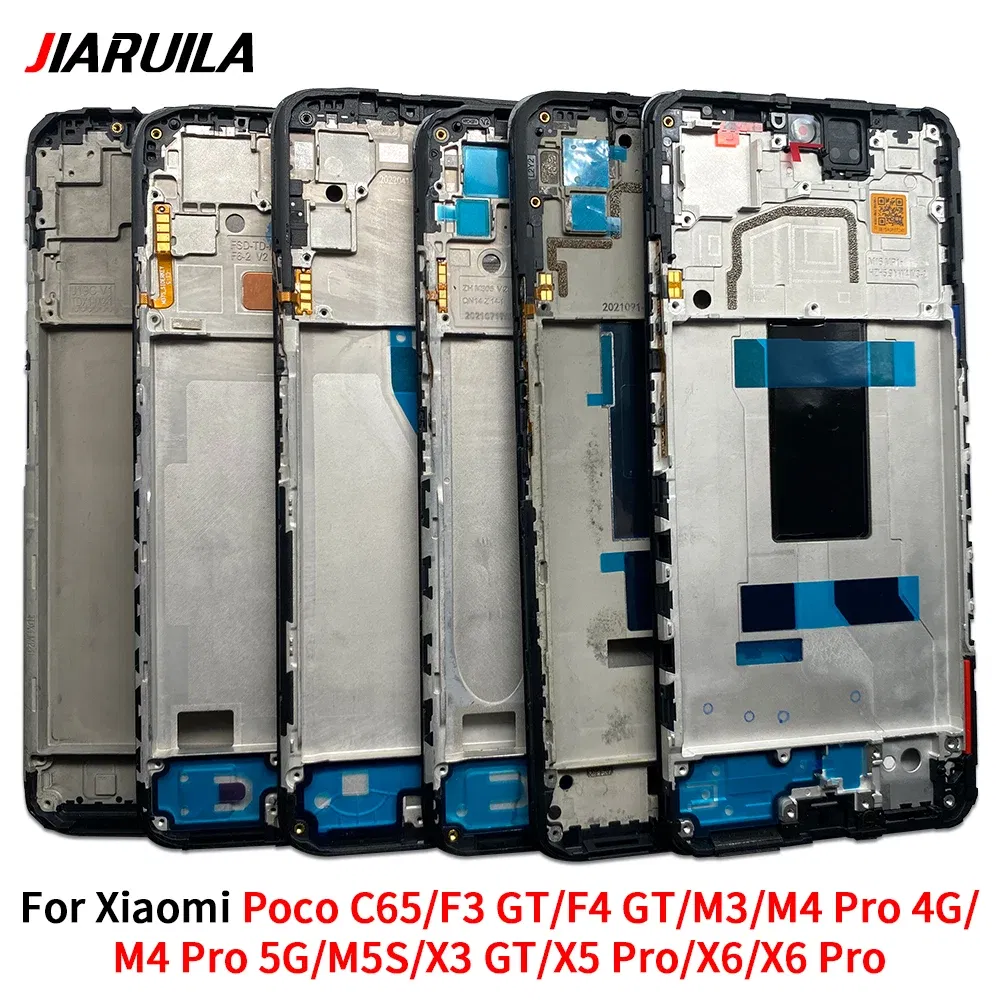 Color: PURPLE - LCD Screen Middle LCD Front Frame Housing Bezel Plate Panel Chassis For Xiaomi Poco C65 X3 F3 F4 GT M3 M4 Pro 4G 5G M5S X5 X6