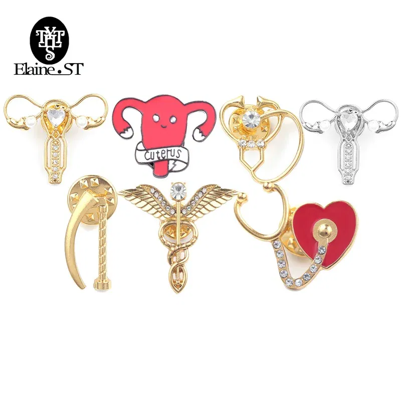 Metal color: Blue Zinc Plated, Ships From: CHINA - Medical Pins Icons Medical Helicopter Intestine Tissue Blood Capillary Biology Chemistry Brooches Nursing Accessories And Gifts
