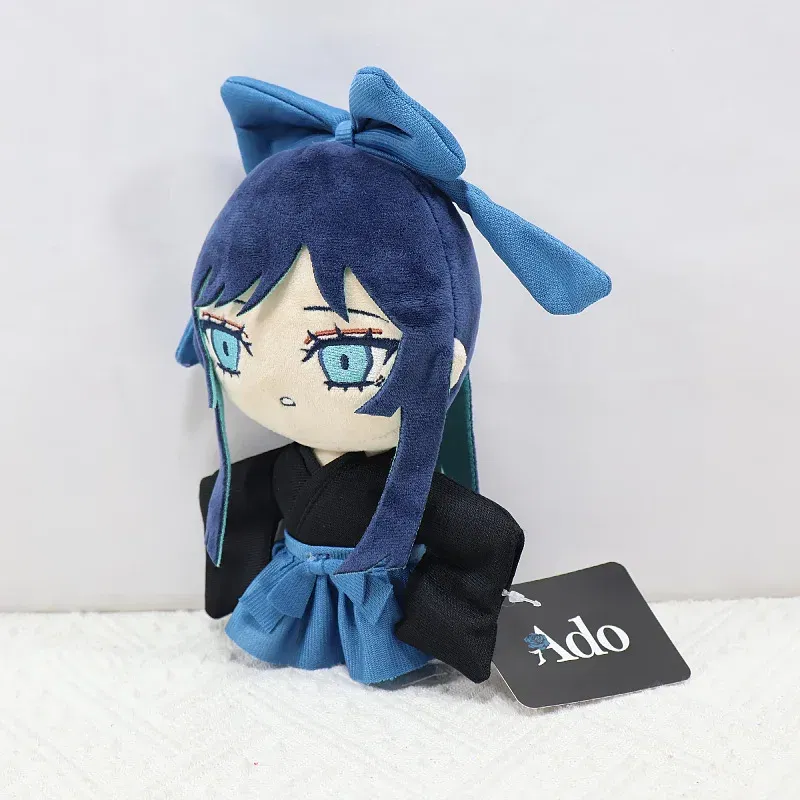 Color: WHITE - 16cm New Ado Hibana Plush Toy Ado Merch Plush Singer Goods Ado Accessories Plushies Doll Singer Ado Stuffed Animal Soft Toy Gift