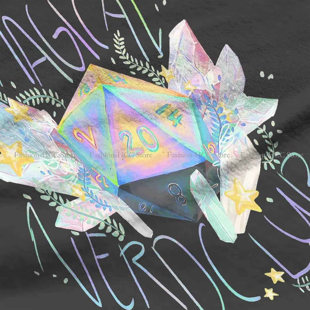 Color: WHITE, Size: XL - Magical Nerd Club Style Polyester TShirt DND Game Comfortable Creative Gift Idea T Shirt Stuff