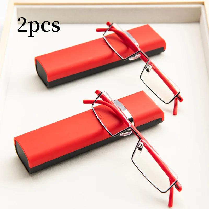 Frame Color: Blue, Eye Prescription: +125 - 2Pcs Suit Anti-blue Light Reading Glasses Ultralight TR90 Sport Presbyopia Eyeglasses Women Men Far Sight Eyewaer With Case +1.2