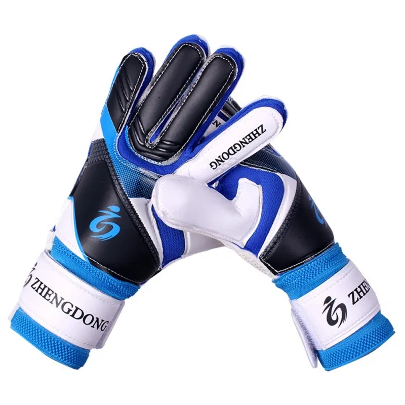 Color: Black, Size: S - Adults Kids Professional Soccer Goalkeeper Gloves Finger Protection Goal Thickened Latex Football Gloves for futbol futebol Goal