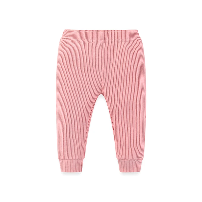 Color: Blue, Kid Size: 3M - Kiddiezoom 1 Pcs/Lot Fashion Unisex Solid Baby Boy Girl Pants 0-24Months Cotton Ribbed Soft Newborn Leggings