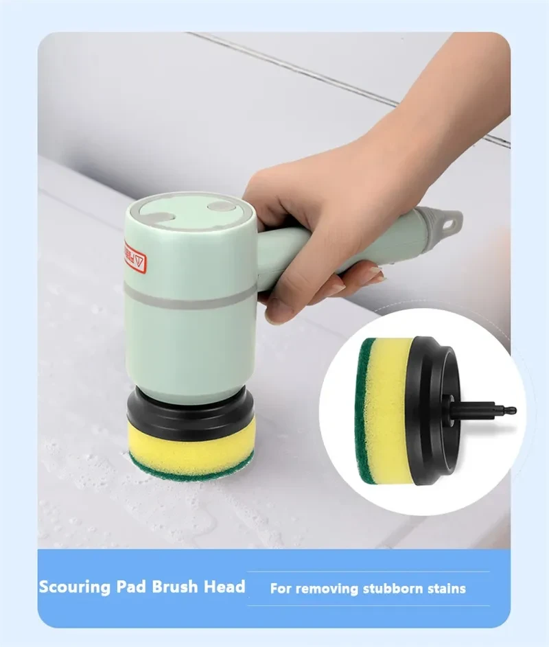 Electric Cleaning Brush Dishwashing Automatic