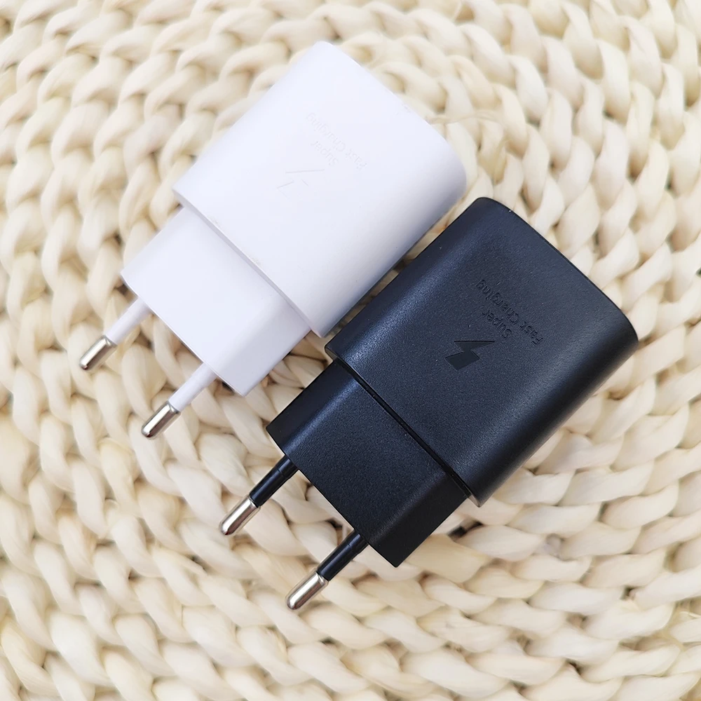 Plug Type: US - Samsung W25 Flip 5G 25W Super Fast Charger PD Usb Type C Adapter Cargador For SAMSUNG Galaxy S25 S24 Ultra Plus S23 FE A05S M54