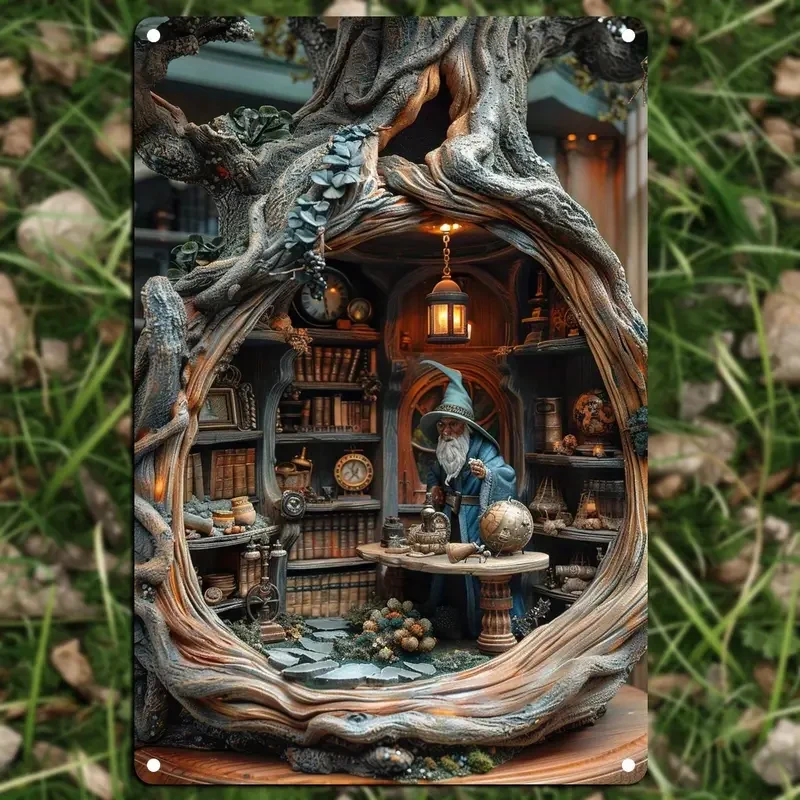 Wizard's Magic Enchanted Forest Study