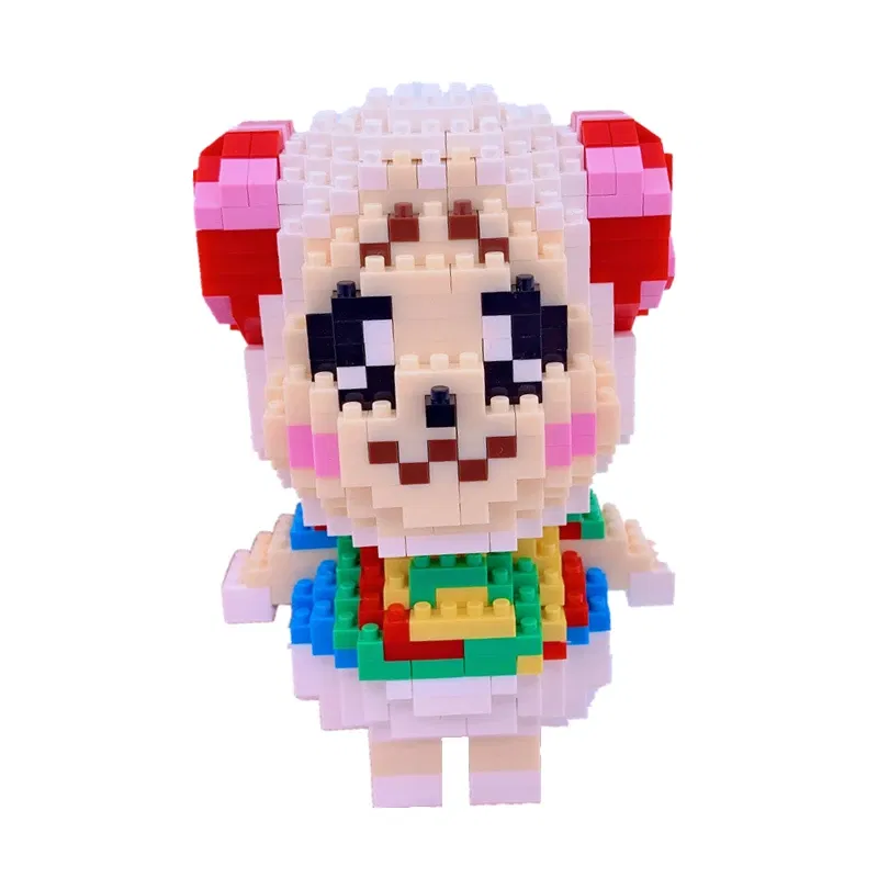 Color: Red - Creative Animal Forest Friends Association Building Blocks Raymond Model Toys Puzzle Decompression Game Children's Puzzle Gift