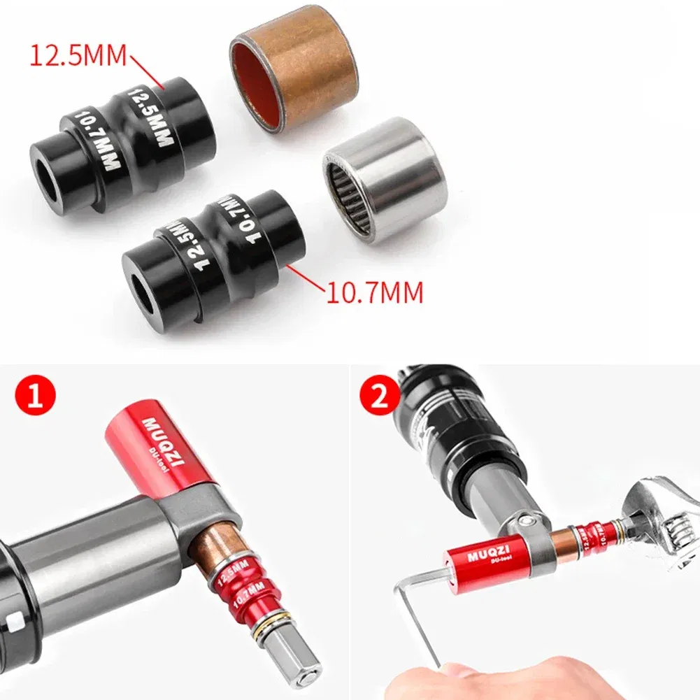 Color: Red, Ships From: CHINA - Improve Your Bike's Performance With Rear Shocks DU Bushing Tool Suitable For Fox Rockshox User Friendly Design