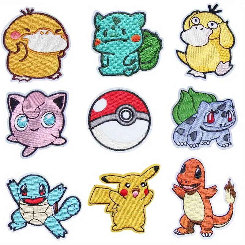 Color: antique silver - Anime Game Cute Duck Patch for Clothing Cartoon Animals Badges Iron On Patches Sewing Fabric Patch Stripes Diy Patch Sticker
