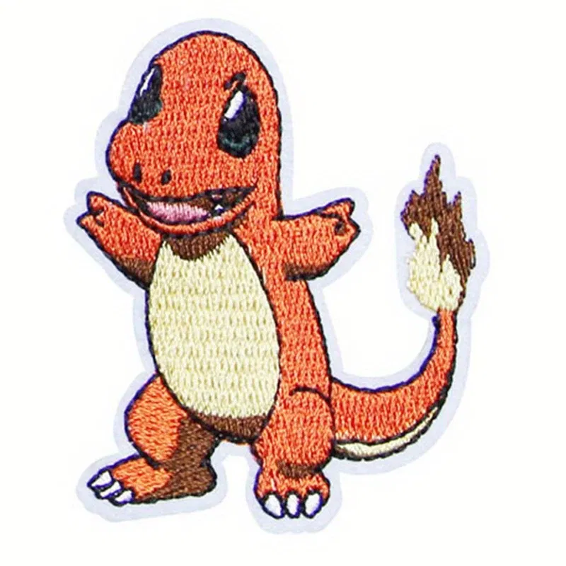 Color: antique silver - Anime Game Cute Duck Patch for Clothing Cartoon Animals Badges Iron On Patches Sewing Fabric Patch Stripes Diy Patch Sticker