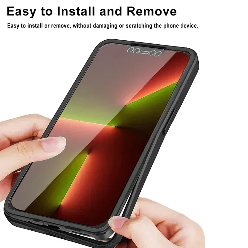 Color: Blue, Compatible-Phone Models: For iPhone X, Ships From: CN - Clear 360 Full Wrap Phone Case For iPhone 17 Pro Max 16 15 14 13 12 11 SE2/SE3 Xr Xs 8 Plus Film With Lens Protection Back Cover