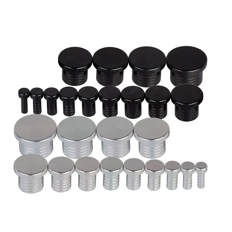 Color: Silver - 8mm-32mm Alloy Aluminium Plug blow off valve Bov Blanking Plug Silicone Hose Blanking Plug 8 10 12 14 16 18 20 22 28 30 32 38mm
