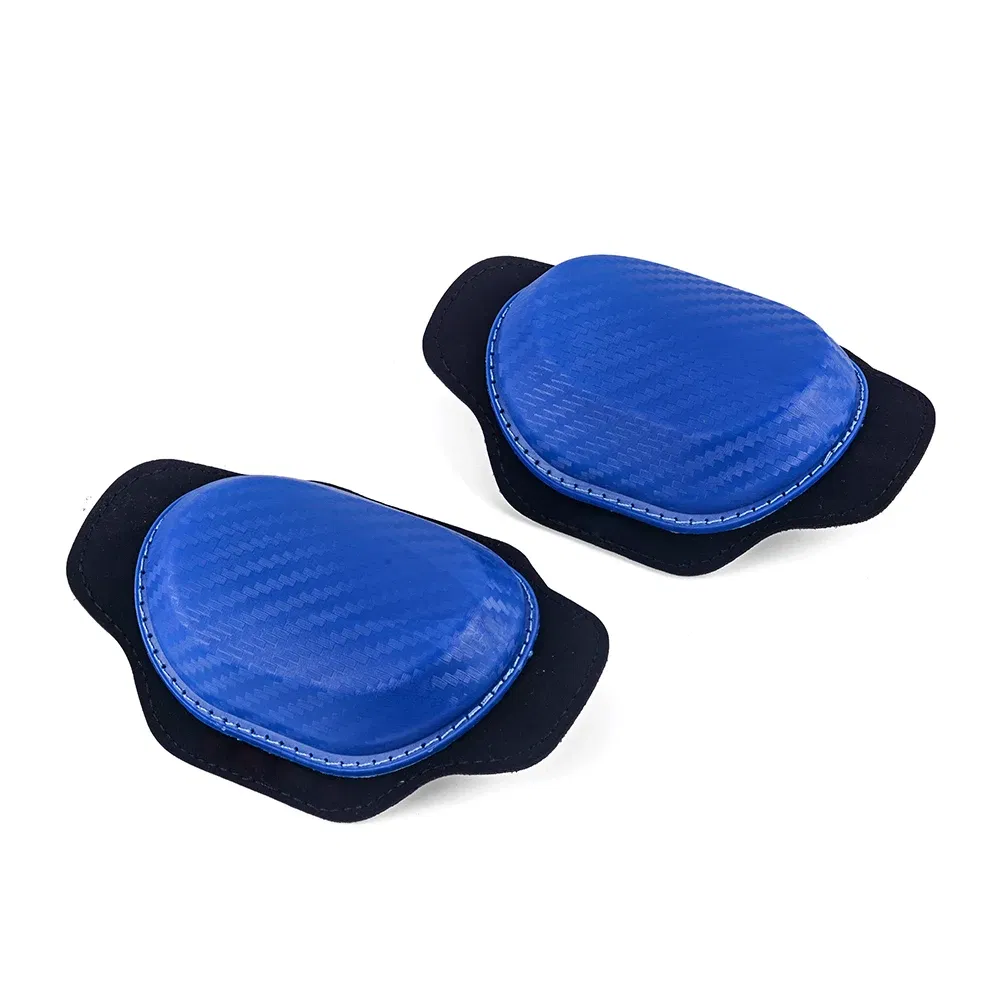 Color: Blue - High Quality Universal Motorcycle Knee Pucks Sliders Protective kneepad Kneepad Sliders