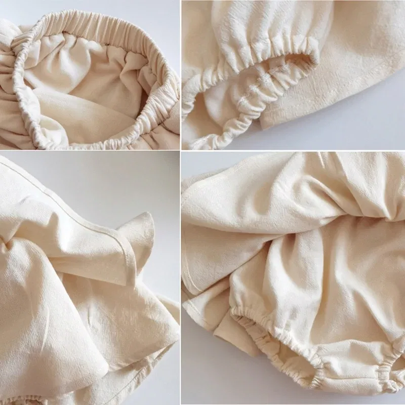 Color: PURPLE, Kid Size: 3M - Double Layers Ruffles Lace Baby Skirt Pants Summer Cotton Linen Kids Pettiskirt Toddler Dancing Wedding Clothing Tutu Skirt