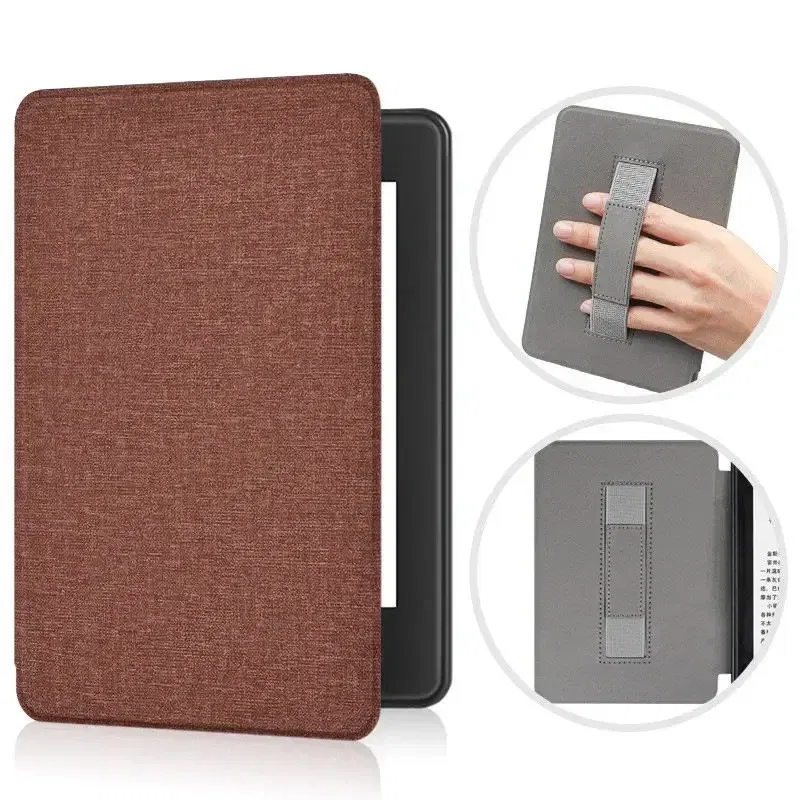 Color: camel, Size: Sixteen - Handle Case for Kindle Paperwhite 2022 2021 Pouch 1 2 3 4 5 6 7 8 9 10th 11th Generation 6/6.8 Inch 2019 2018 Protective Cover