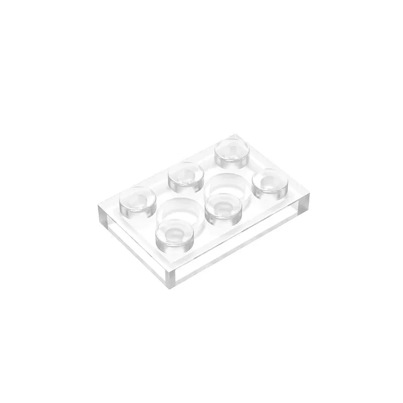 Color: Dark Orange - Gobricks GDS-510 Plate 2 x 3 compatible  with lego 3021 pieces of children's toys building block Particles Plate DIY