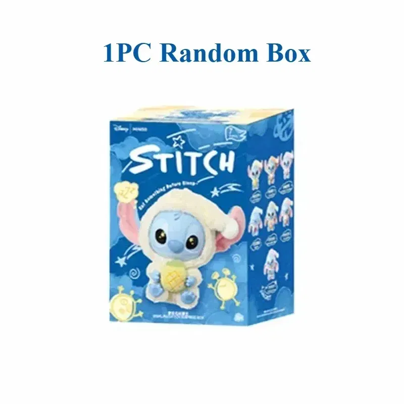 Color: Blue, Ships From: CHINA - 2025 Stitch Eat Something Before Sleep Series Blind Box Plush Dolls Pendant Cute Doll Mystery Box Surprise Toys Kids Gifts