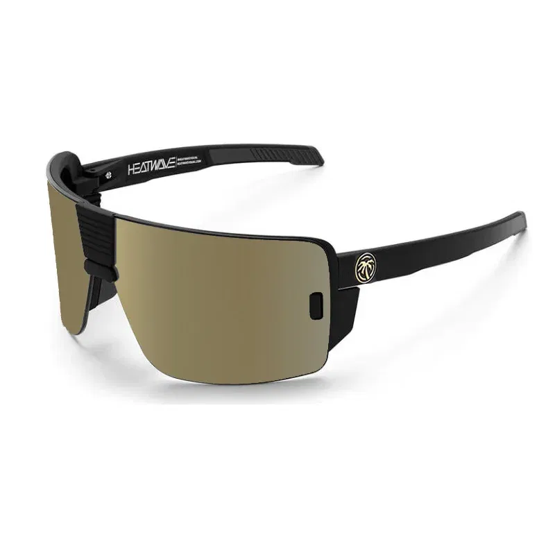 Lenses Color: Clear, Frame Color: BROWN - NEW High quality luxury Heat Wave brand sunglasses square Conjoined lens cycling Women men sun glasses UV400