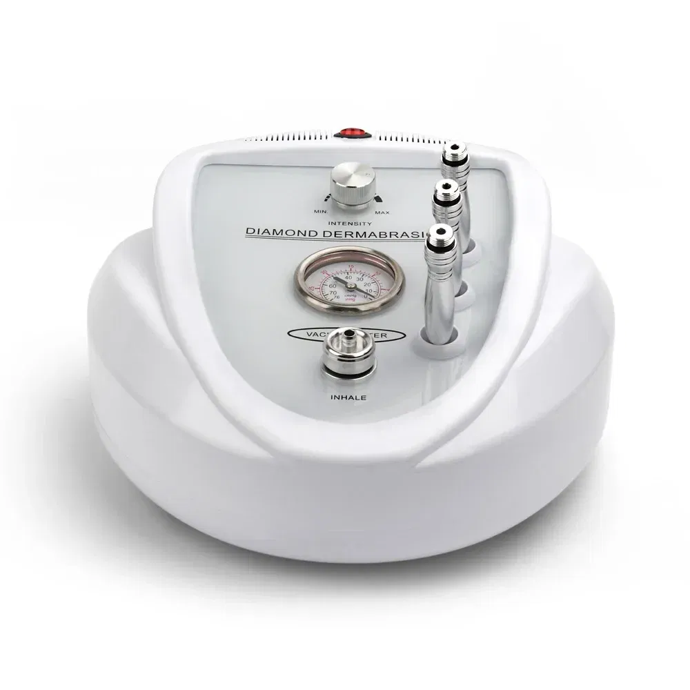 Color: White, Power Source: AU - 3 in 1 Diamond Microdermabrasion Machine High Suction Power Professional Dermabrasion Home Use Facial Peeling Skin Care Machine